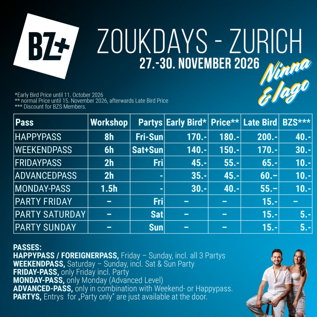 Zoukdays Zurich Nov26 Prices 1